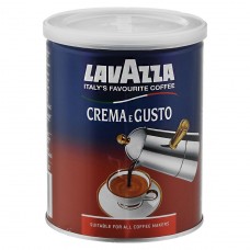 Lavazza Crema e Gusto (Лавацца Крема Густо) кофе молотый, 250 г (ж/б), Италия